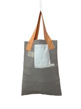 Load image into Gallery viewer, WAFFLE TOTE BAG Milla white/ grey