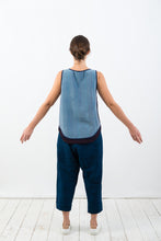 Load image into Gallery viewer, BUKI AKOMOLAFE x LIVING BLUE_ QUILT TOP