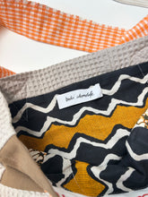 Load image into Gallery viewer, WAFFLE TOTE BAG Isabel grey/brown