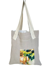 Load image into Gallery viewer, WAFFLE TOTE BAG Milla grey/white