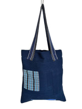 Load image into Gallery viewer, WAFFLE TOTE BAG Nadu navy/ blue