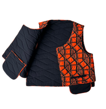 Load image into Gallery viewer, QUILT VEST reversible