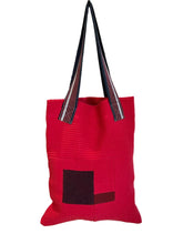 Load image into Gallery viewer, WAFFLE TOTE BAG Lola red