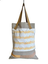 Load image into Gallery viewer, WAFFLE TOTE BAG Isabel grey /white