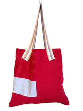 Load image into Gallery viewer, WAFFLE TOTE BAG Morenike red/violet