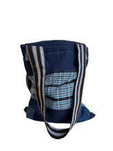 Load image into Gallery viewer, WAFFLE TOTE BAG Nadu navy/ indigo