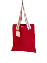 Load image into Gallery viewer, WAFFLE TOTE BAG Morenike red/violet