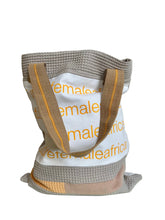 Load image into Gallery viewer, WAFFLE TOTE BAG Isabel grey /white