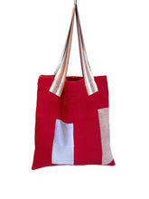 Load image into Gallery viewer, WAFFLE TOTE BAG Morenike red/violet