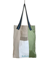 Load image into Gallery viewer, WAFFLE TOTE BAG Milla grey/white