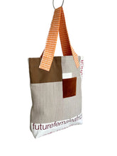 Load image into Gallery viewer, WAFFLE TOTE BAG Isabel grey/brown