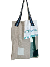 Load image into Gallery viewer, WAFFLE TOTE BAG Milla grey/white