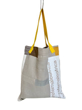 Load image into Gallery viewer, WAFFLE TOTE BAG Milla grey/white