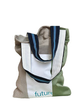 Load image into Gallery viewer, WAFFLE TOTE BAG Milla grey/white