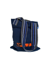 Load image into Gallery viewer, WAFFLE TOTE BAG Nadu navy/ blue