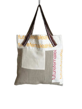 Load image into Gallery viewer, WAFFLE TOTE BAG Isabel grey/orange