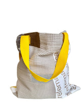 Load image into Gallery viewer, WAFFLE TOTE BAG Milla grey/white