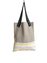 Load image into Gallery viewer, WAFFLE TOTE BAG Isabel grey/white