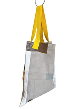 Load image into Gallery viewer, WAFFLE TOTE BAG Milla grey/white