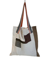 Load image into Gallery viewer, WAFFLE TOTE BAG Isabel white
