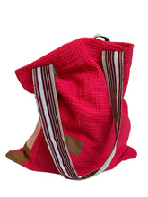 Load image into Gallery viewer, WAFFLE TOTE BAG Lola red