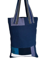 Load image into Gallery viewer, WAFFLE TOTE BAG Nadu navy/ blue