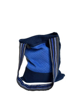 Load image into Gallery viewer, WAFFLE TOTE BAG Nadu navy/ blue
