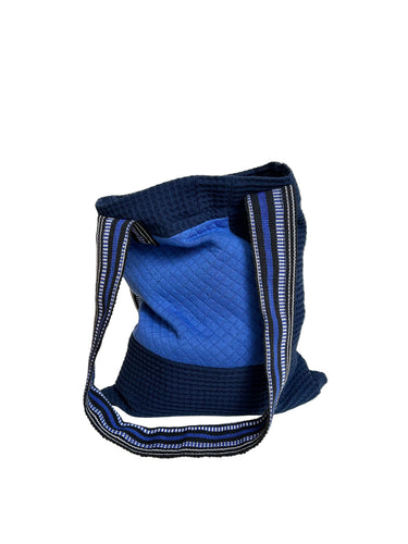 WAFFLE TOTE BAG Nadu navy/ blue