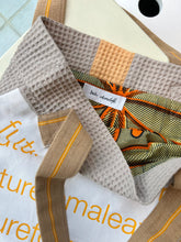 Load image into Gallery viewer, WAFFLE TOTE BAG Isabel grey /white