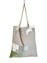 Load image into Gallery viewer, WAFFLE TOTE BAG Milla grey / white