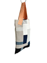 Load image into Gallery viewer, WAFFLE TOTE BAG Isabel grey/navy