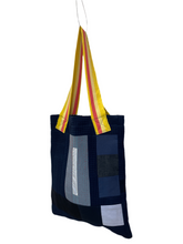 Load image into Gallery viewer, WAFFLE TOTE BAG Nadu navy/ indigo